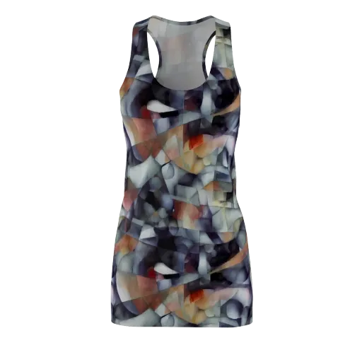 Slate Mosaic on a Racerback Dress