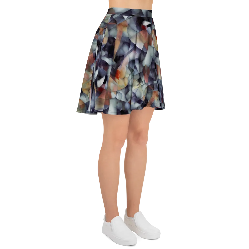 Slate Mosaic on Skater Skirt — Right