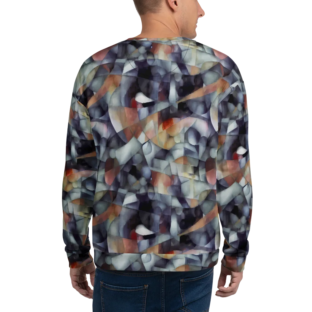 Slate Mosaic on Sweatshirt — Back