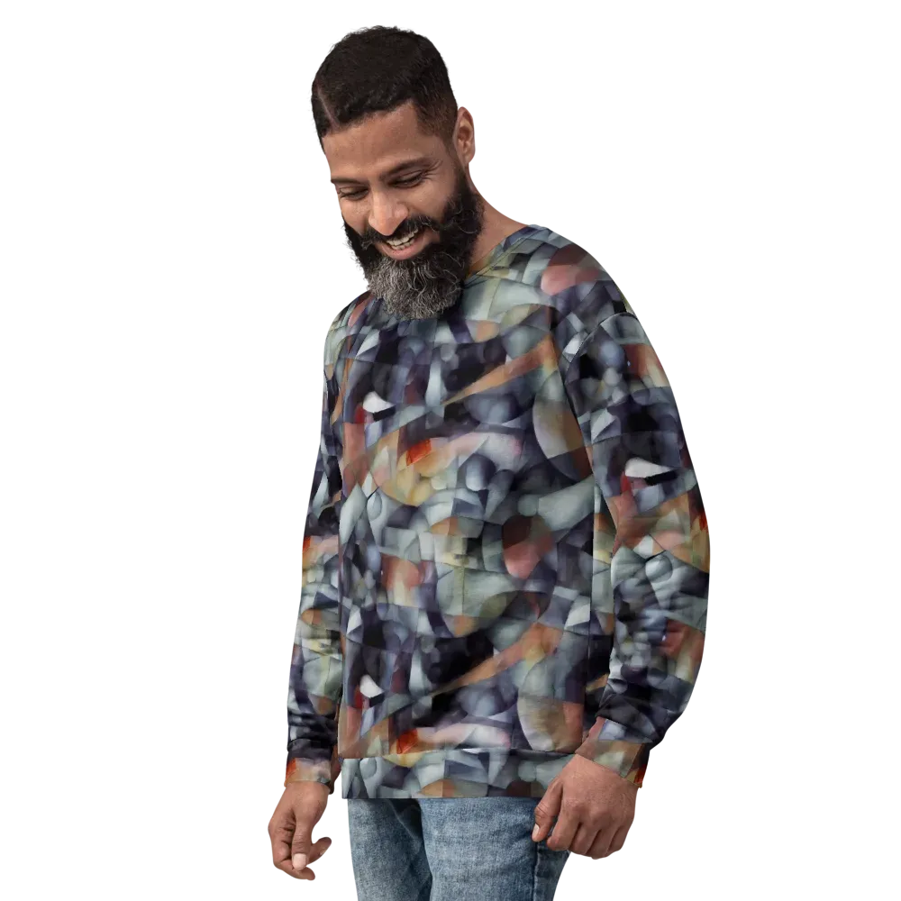 Slate Mosaic on Sweatshirt — Left Front