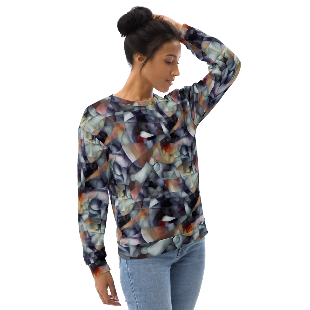 Slate Mosaic on Sweatshirt — Right Front