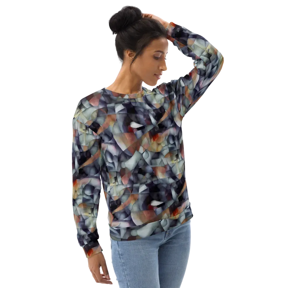 Slate Mosaic on Sweatshirt — Right Front
