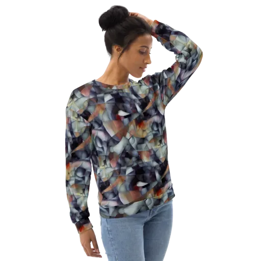 Slate Mosaic on a Sweatshirt