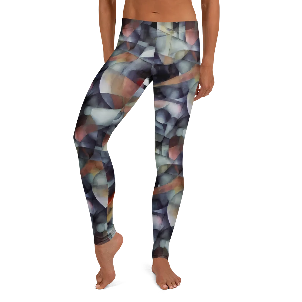 Slate Mosaic on Leggings — Front