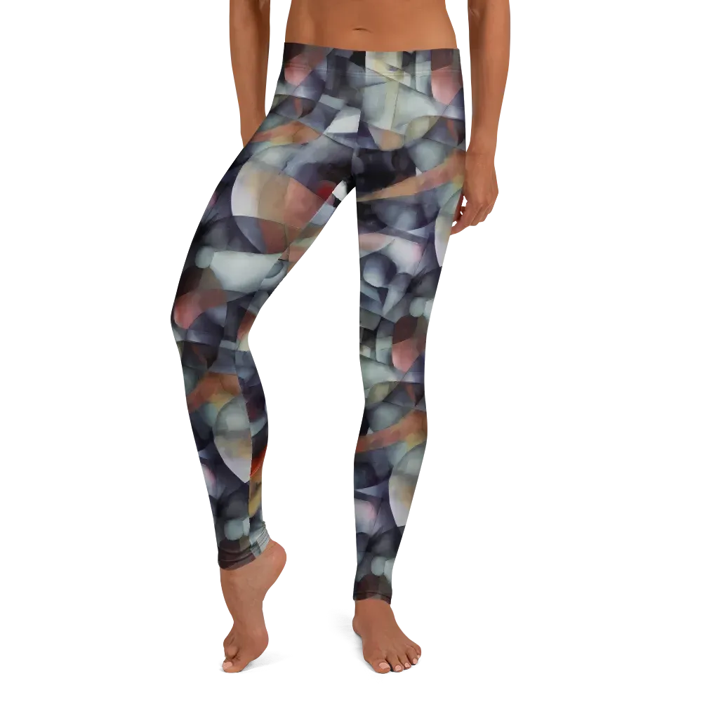 Slate Mosaic on Leggings — Front