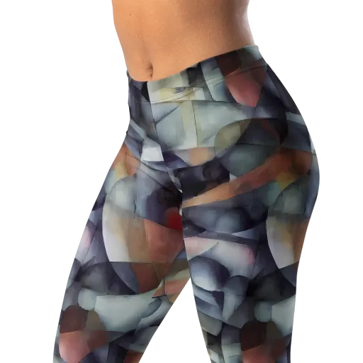 Slate Mosaic on a Leggings