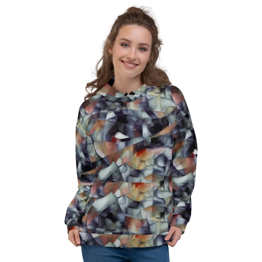 Slate Mosaic on Hoodie — Front