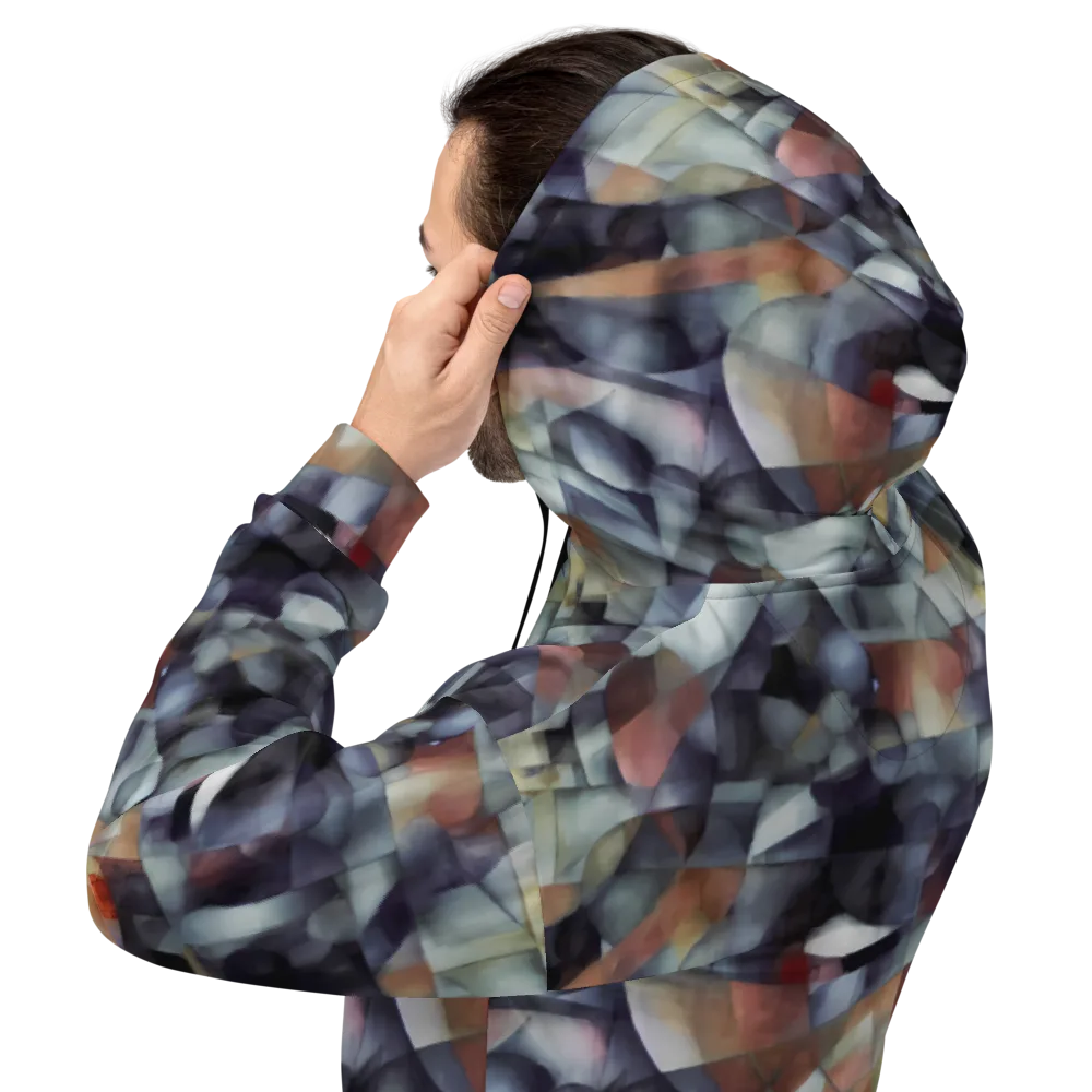 Slate Mosaic on Hoodie — Back