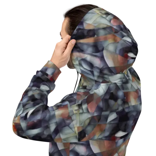 Slate Mosaic on a Hoodie