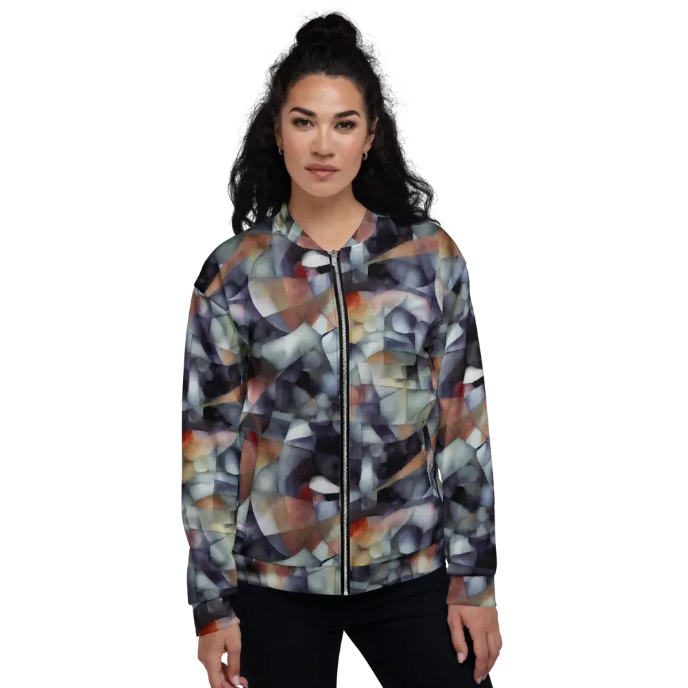 Slate Mosaic on Bomber Jacket — Front