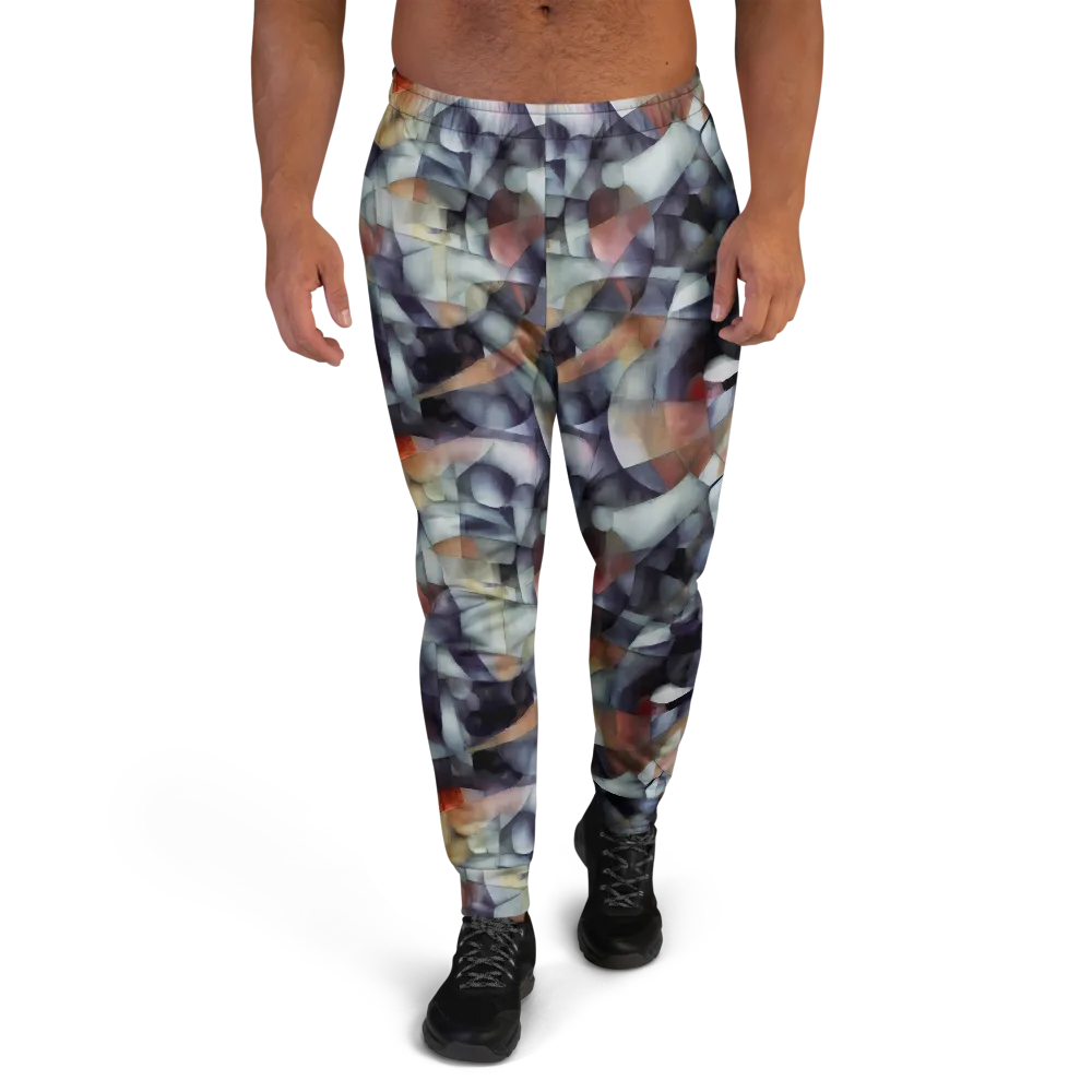 Slate Mosaic on Men's Joggers — Front