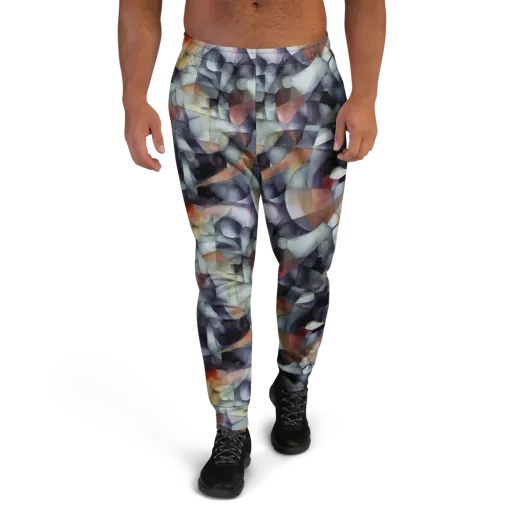Slate Mosaic on a Men's Joggers