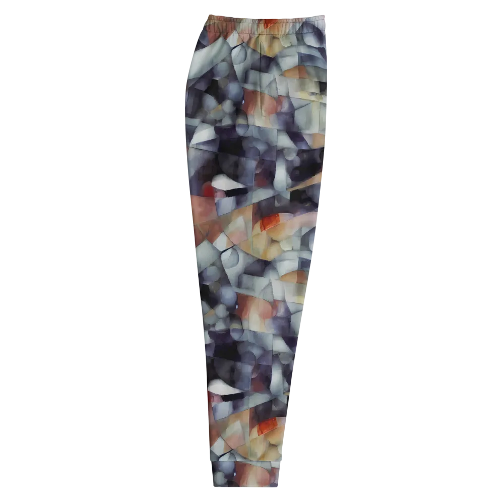 Slate Mosaic on Men's Joggers — Right