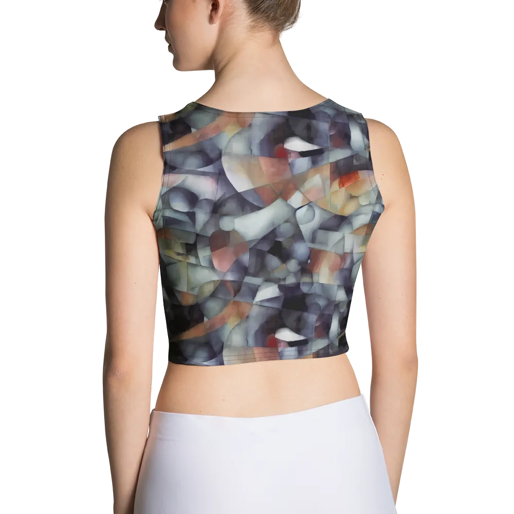 Slate Mosaic on Crop Top — Back