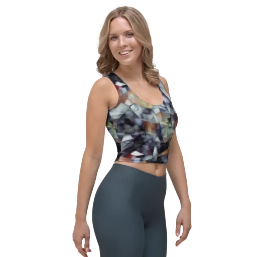 Slate Mosaic on a Crop Top