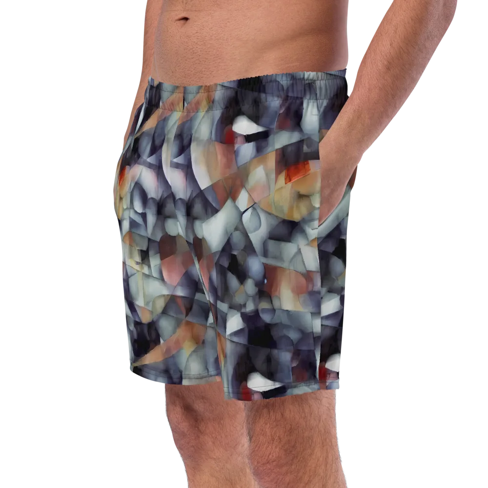 Slate Mosaic on Swim Trunks — Left Front