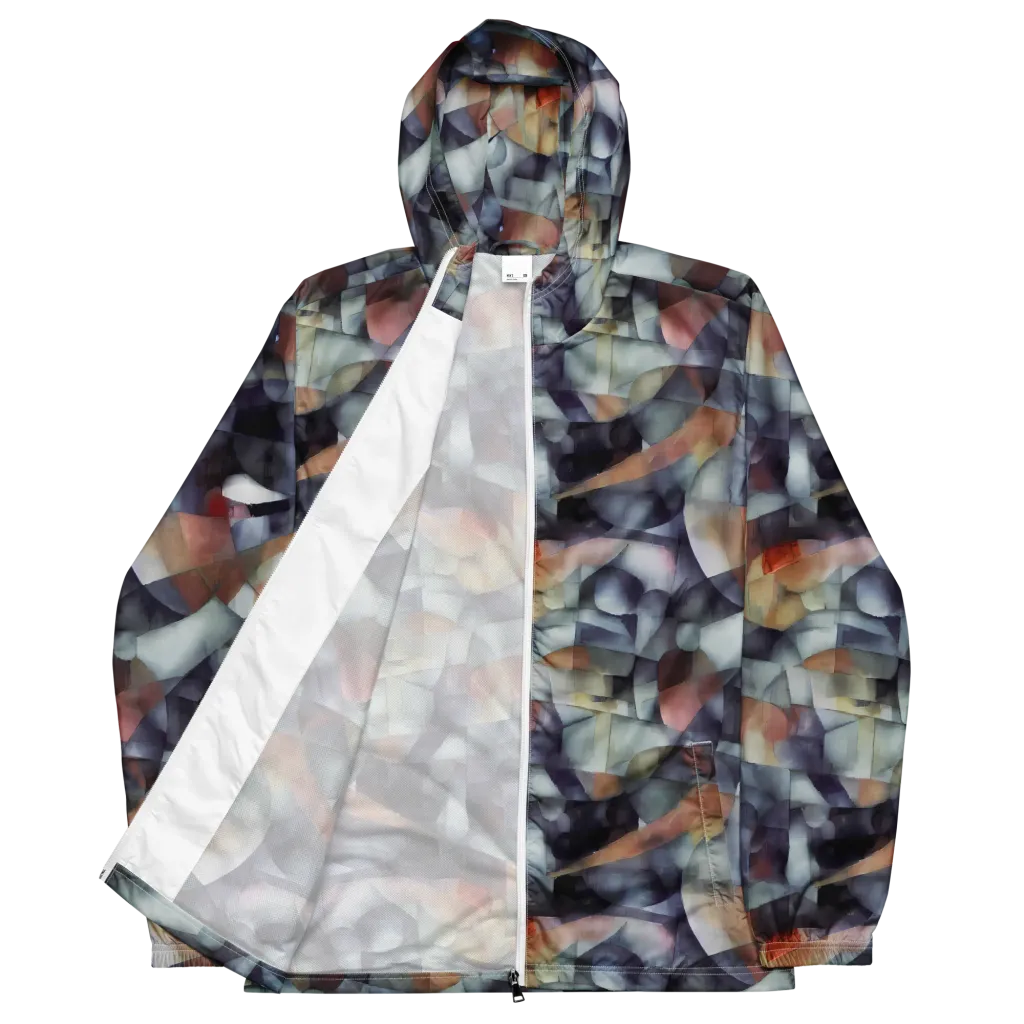 Slate Mosaic on Men's Windbreaker — Front