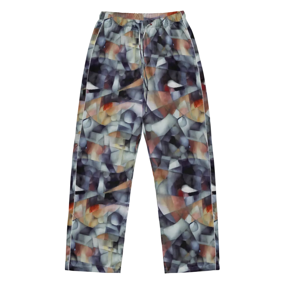 Slate Mosaic on Women's Pajama Pants — Front
