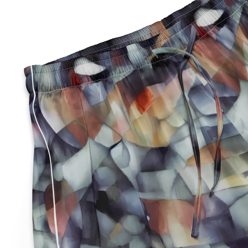 Slate Mosaic on Women's Pajama Shorts — Product details