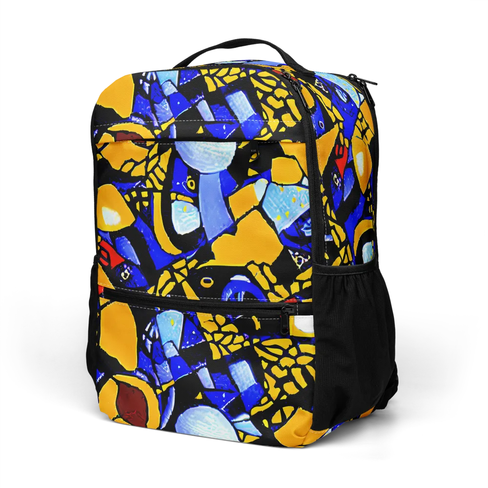 Cosmic Tessellation on Utility Backpack — Left Front