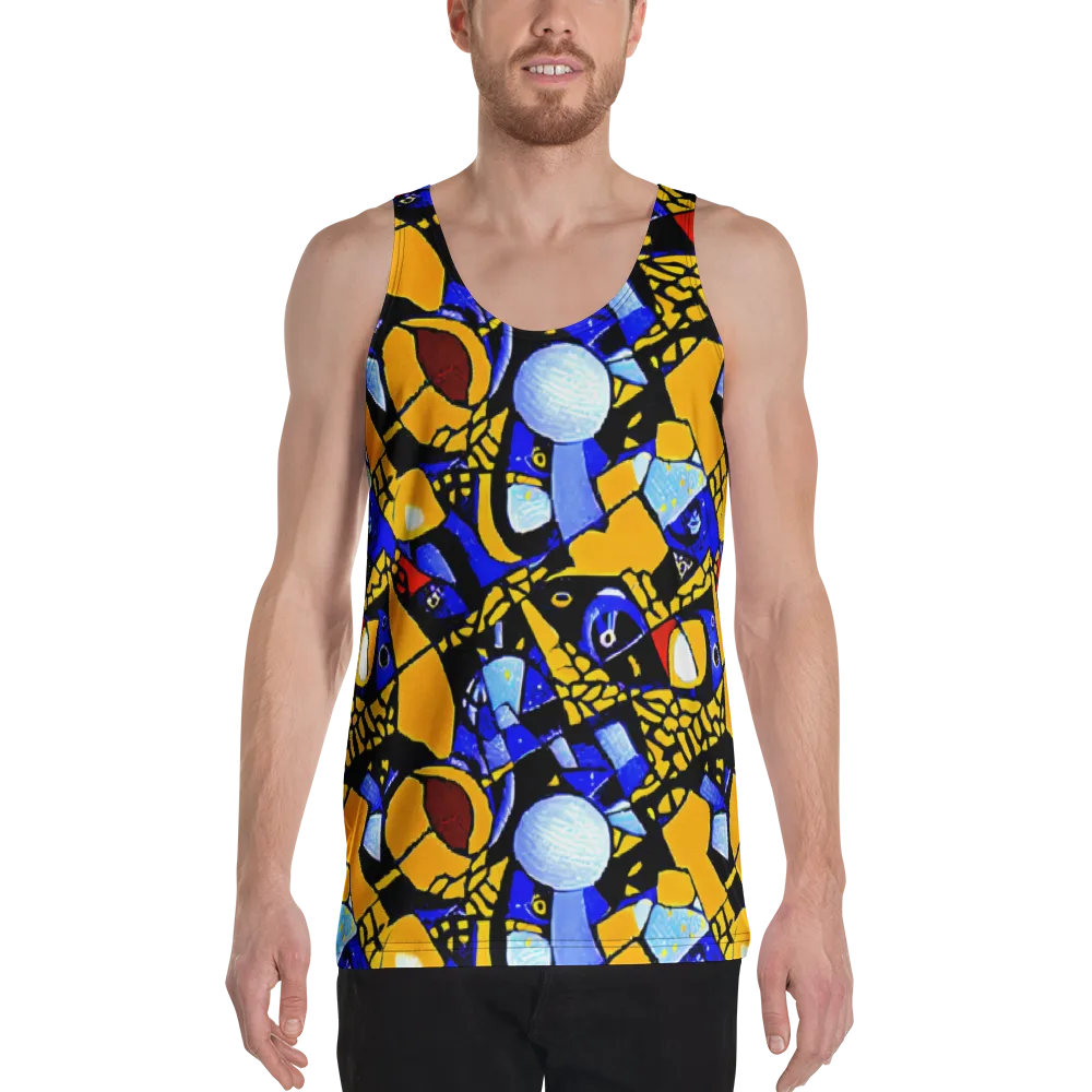 Cosmic Tessellation on Men's Tank Top — Front
