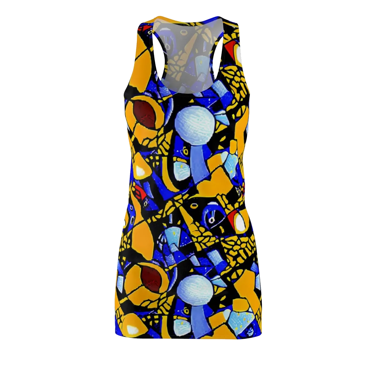 Cosmic Tessellation on Racerback Dress — Front