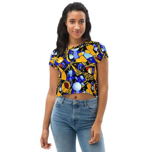 Cosmic Tessellation on a Crop Tee