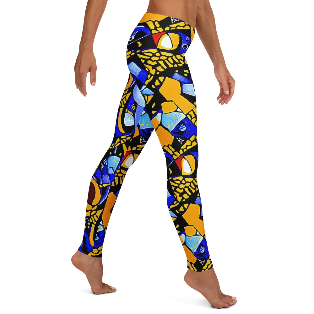 Cosmic Tessellation on Leggings — Right