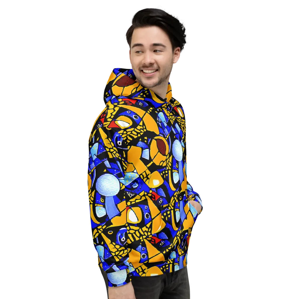 Cosmic Tessellation on Hoodie — Right