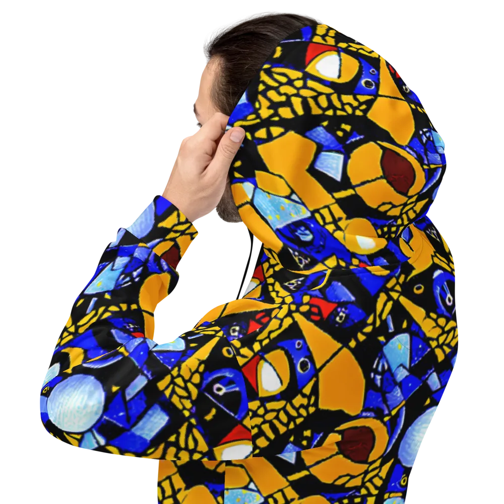 Cosmic Tessellation on Hoodie — Back