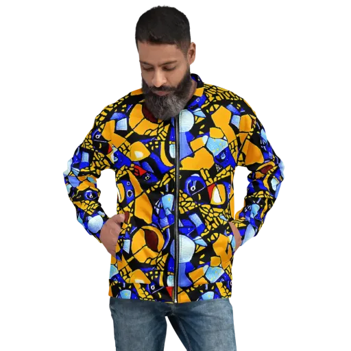 Cosmic Tessellation on a Bomber Jacket