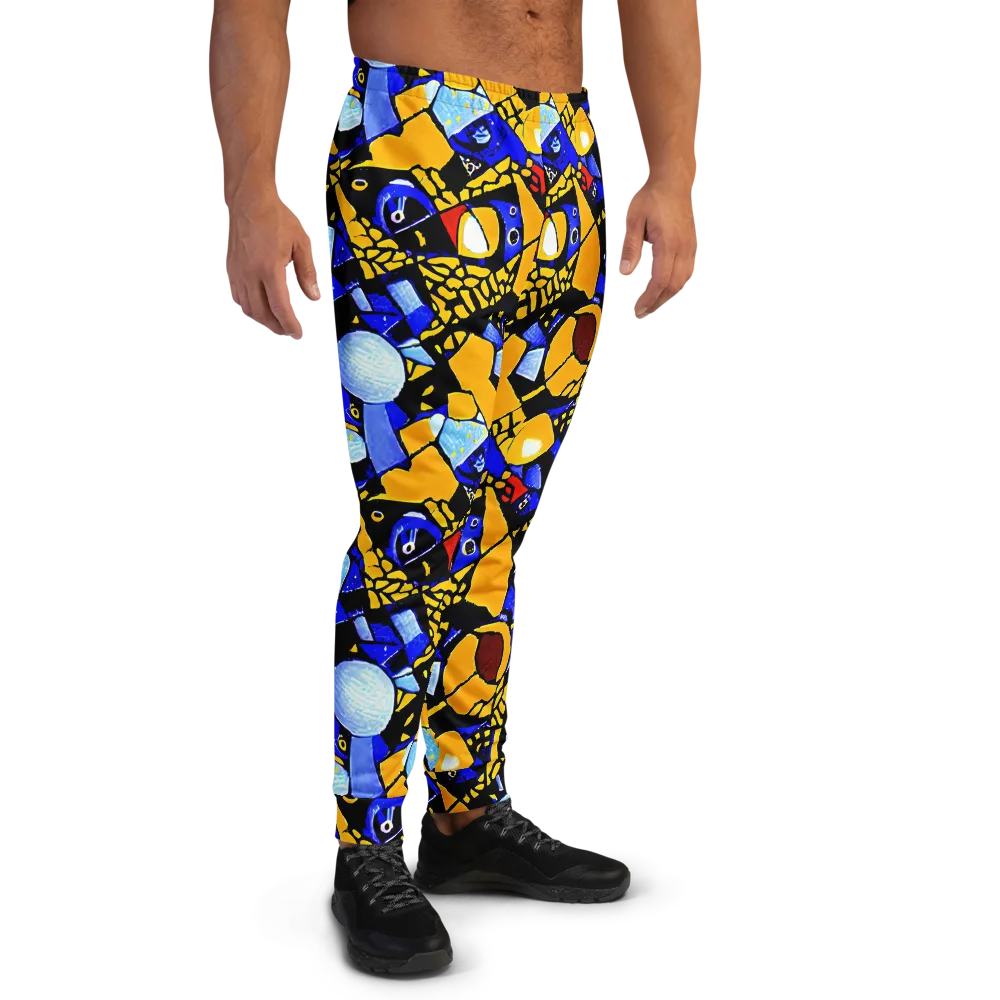 Cosmic Tessellation on Men's Joggers — Right