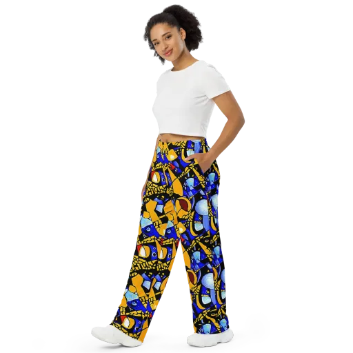Cosmic Tessellation on a Wide-Leg Pants