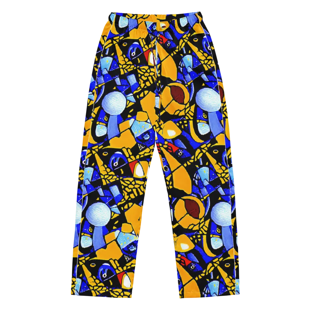 Cosmic Tessellation on Women's Pajama Pants — Front