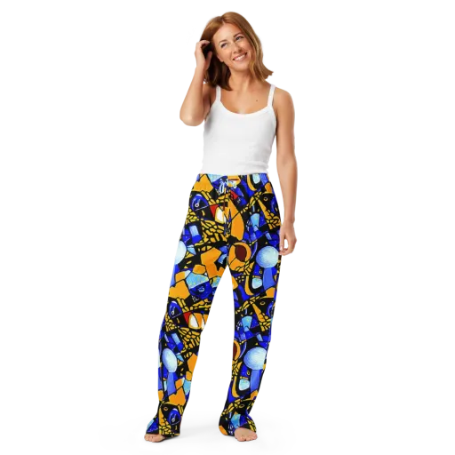 Cosmic Tessellation on a Women's Pajama Pants