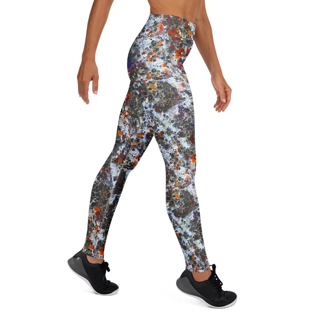 Shattered Alchemy on Yoga Leggings — Right