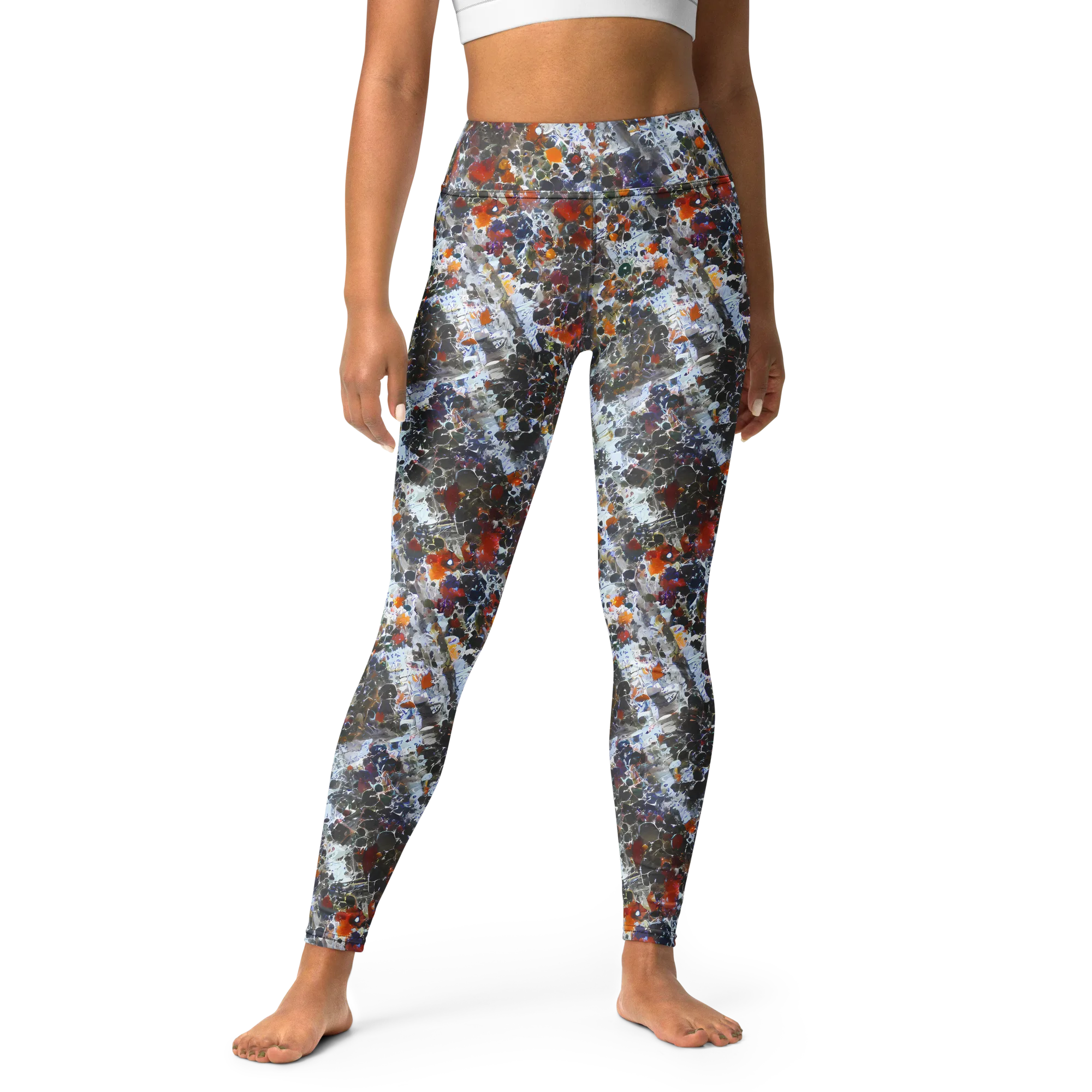 Shattered Alchemy on Yoga Leggings — Front