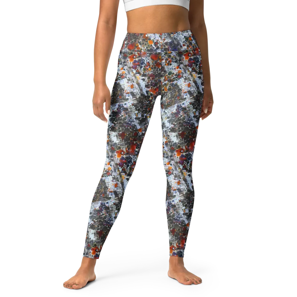 Shattered Alchemy on Yoga Leggings — Front