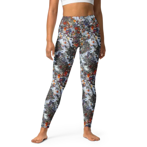 Shattered Alchemy on a Yoga Leggings