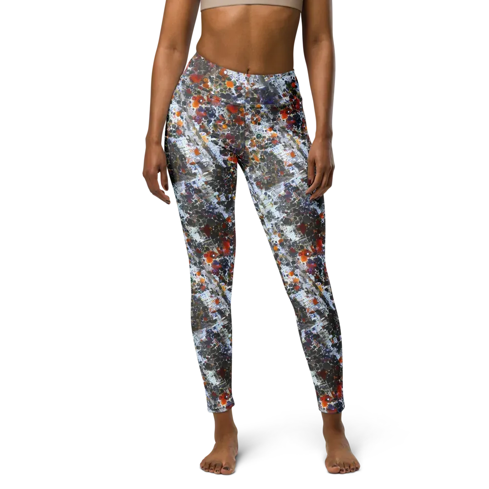 Shattered Alchemy on Yoga Leggings — Front