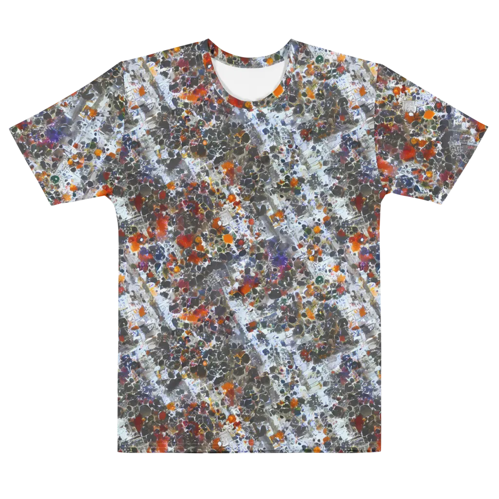 Shattered Alchemy on Men's Cotton Crew Neck T-Shirt — Front