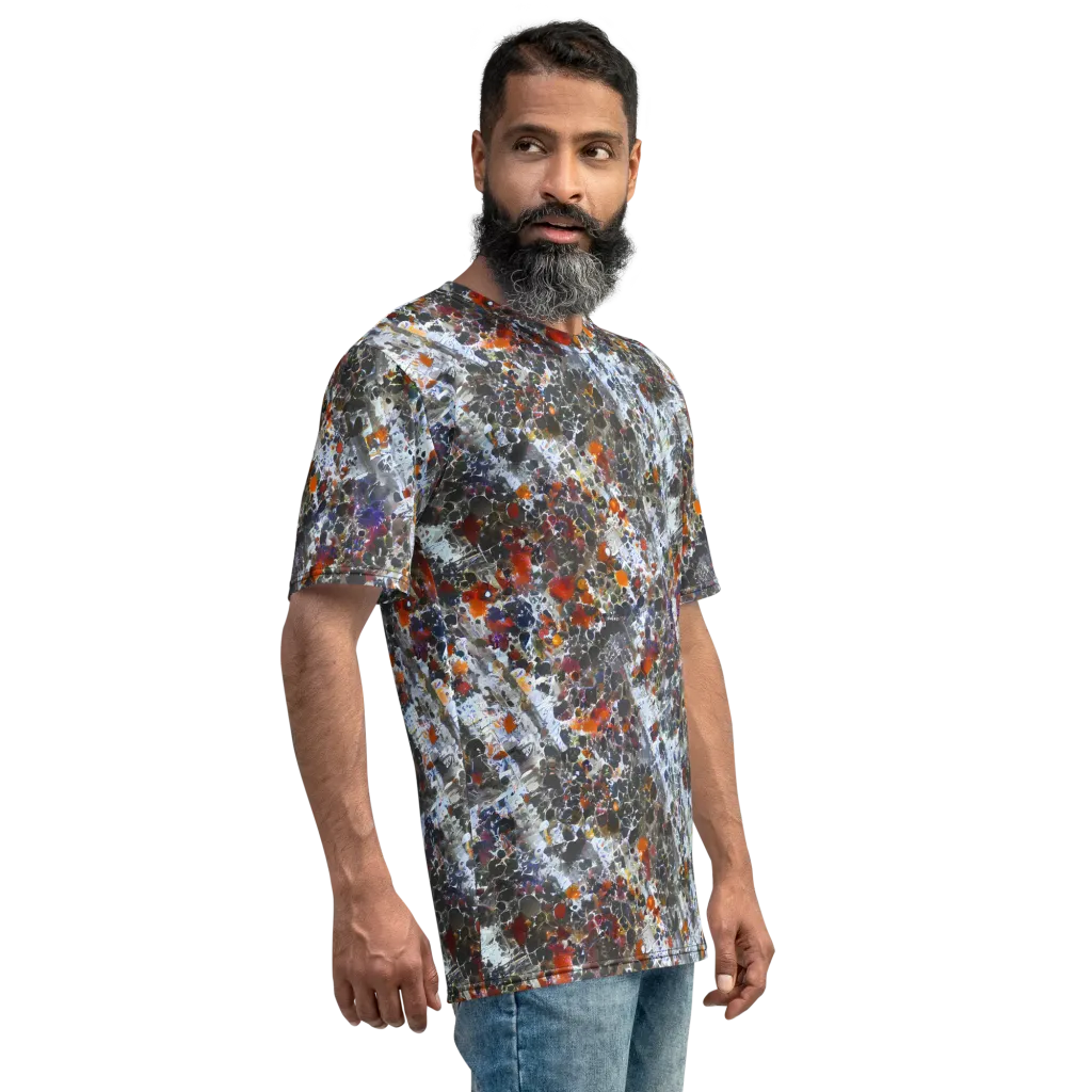 Shattered Alchemy on Men's Crew Neck T-Shirt — Right