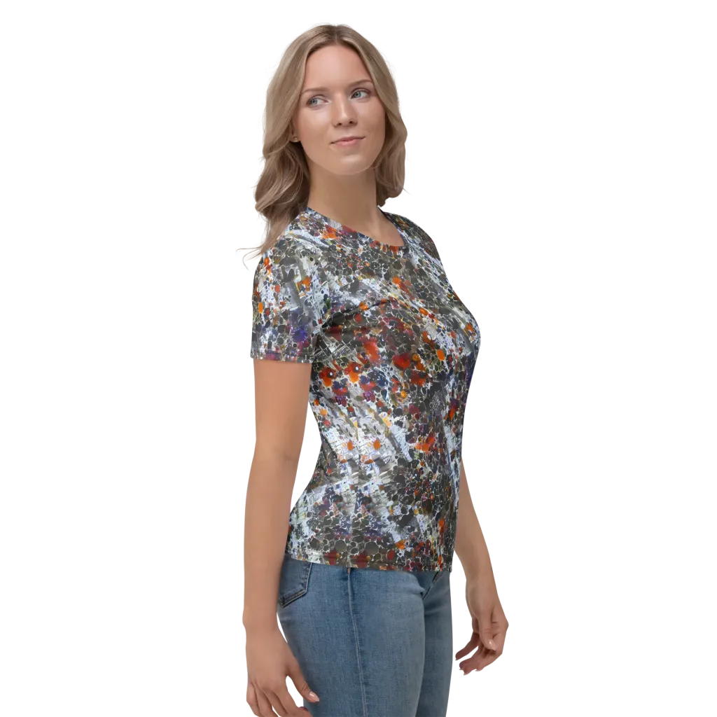 Shattered Alchemy on Women's Crew Neck T-Shirt — Right