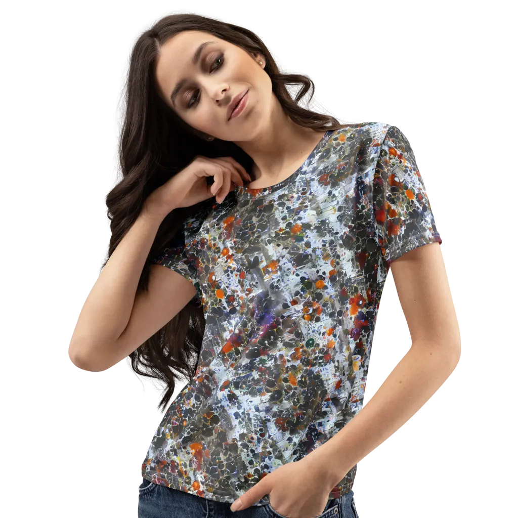 Shattered Alchemy on Women's Crew Neck T-Shirt — Left Front