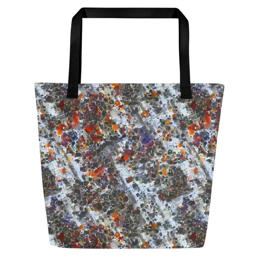Shattered Alchemy on a Large Tote Bag W/ Pocket