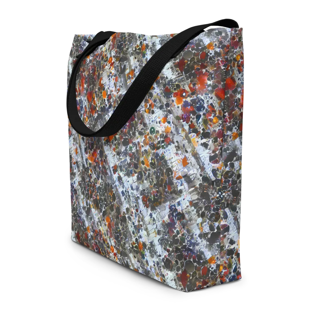 Shattered Alchemy on Large Tote Bag W/ Pocket — Front