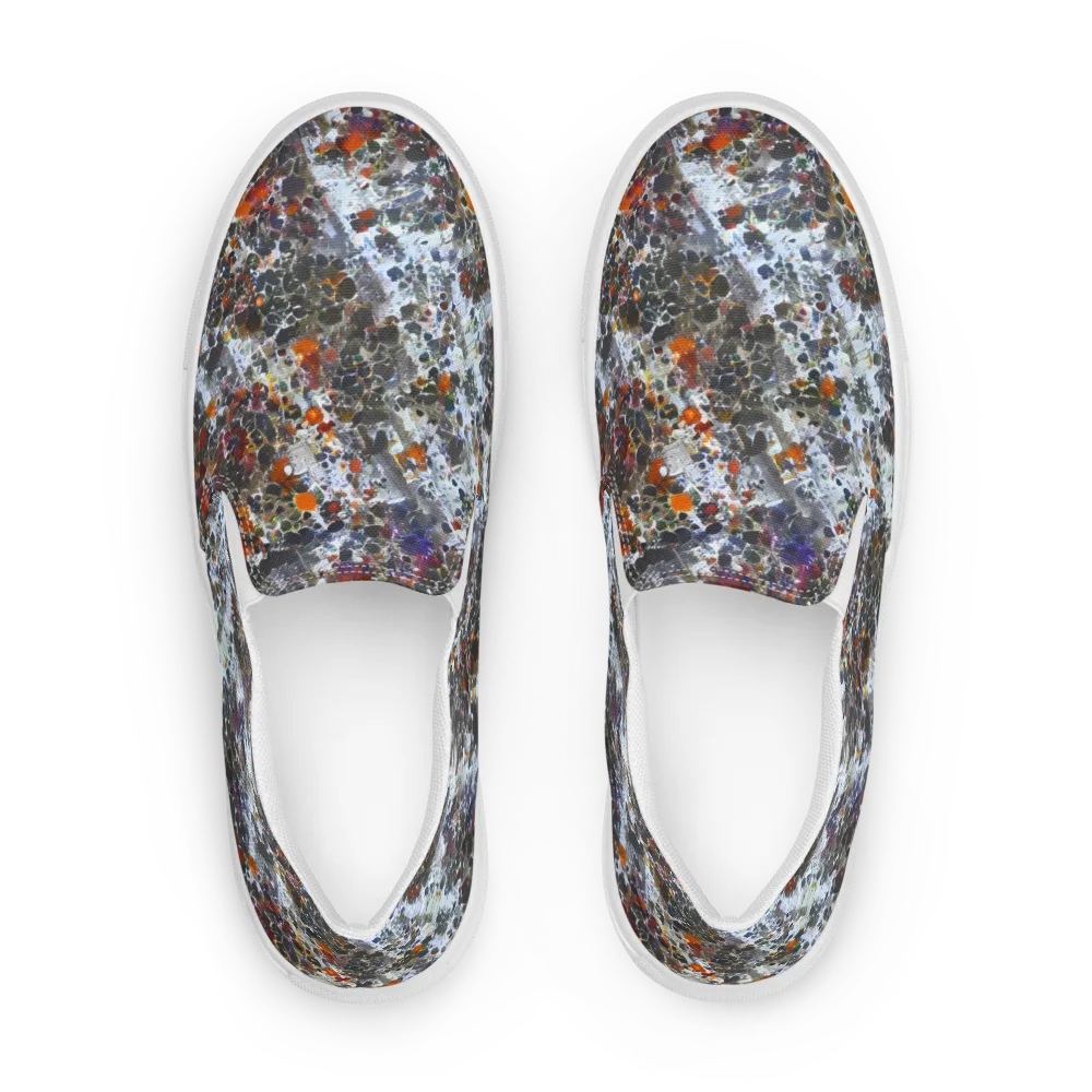 Shattered Alchemy on Women's Slip-On Canvas Shoes — Front