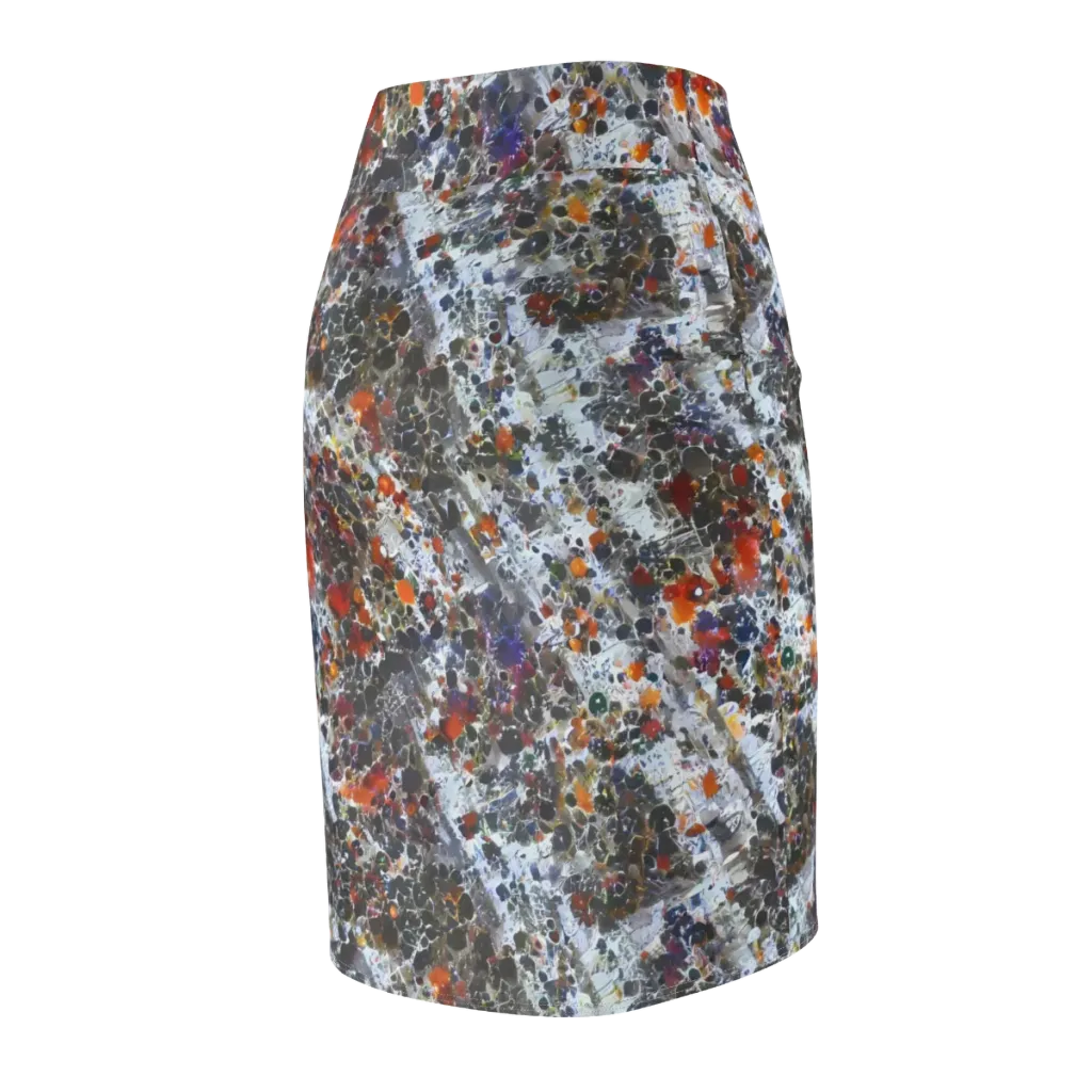 Shattered Alchemy on Pencil Skirt — Back Side