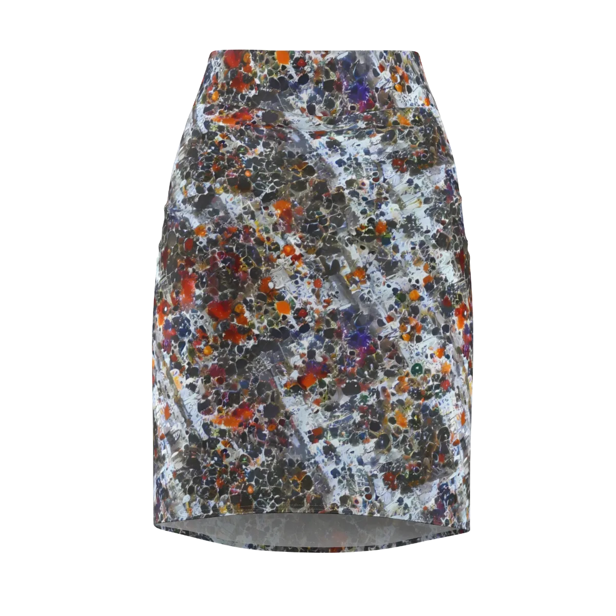 Shattered Alchemy on Pencil Skirt — Front