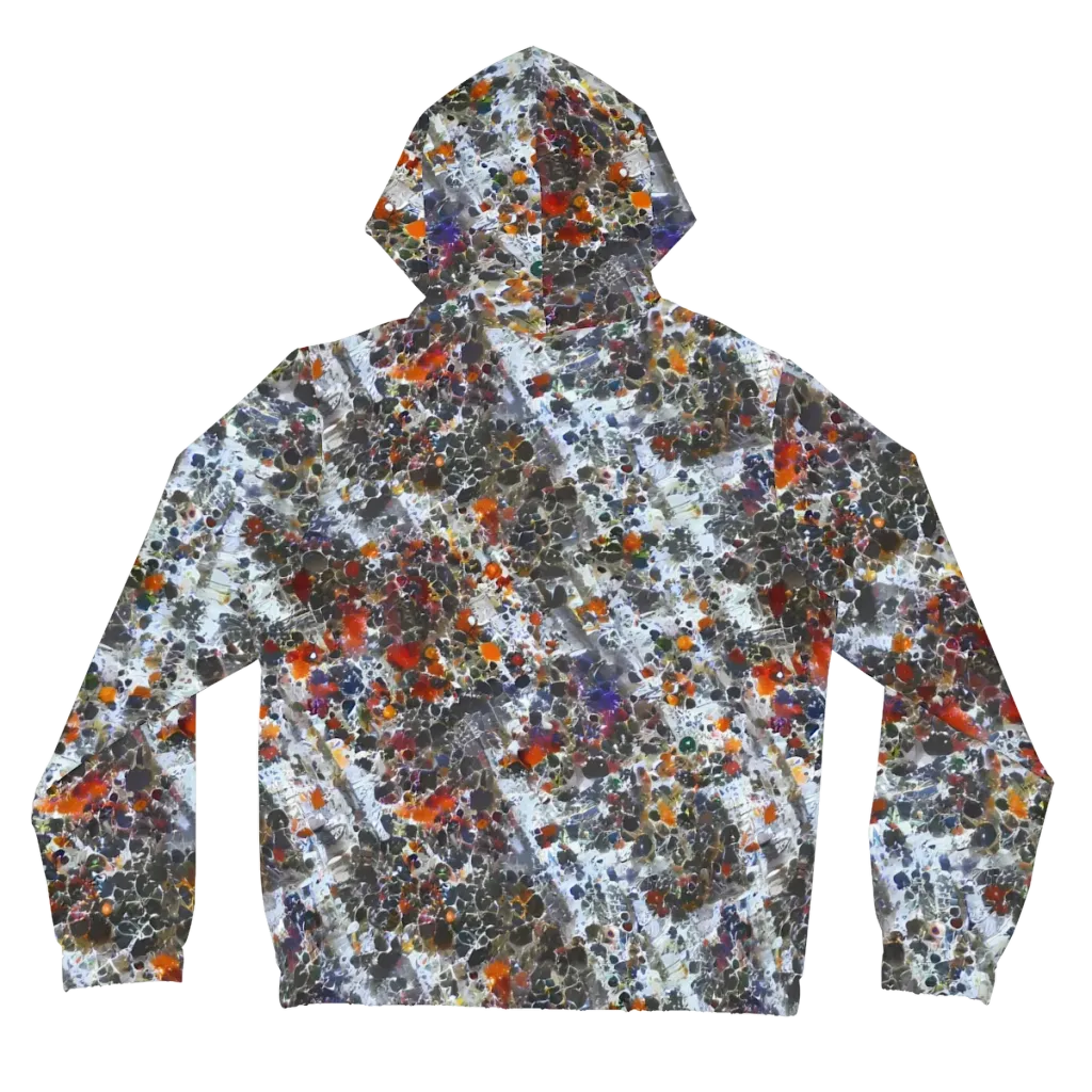 Shattered Alchemy on Women's Full-Zip Hoodie — Back